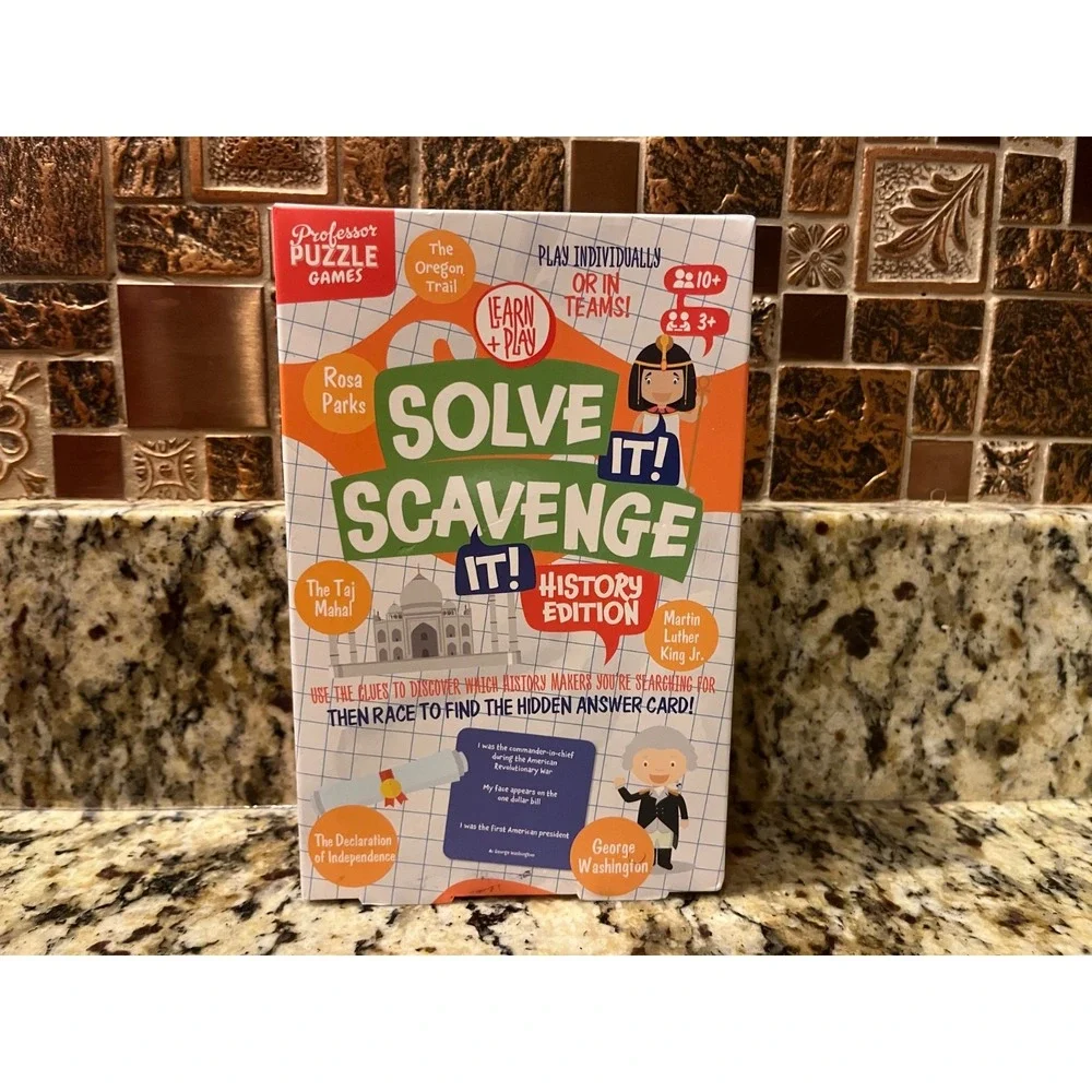 Professor Puzzle - Solve It! Scavenge It!- History Edition